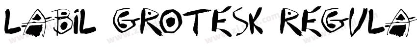 Labil Grotesk Regula字体转换
